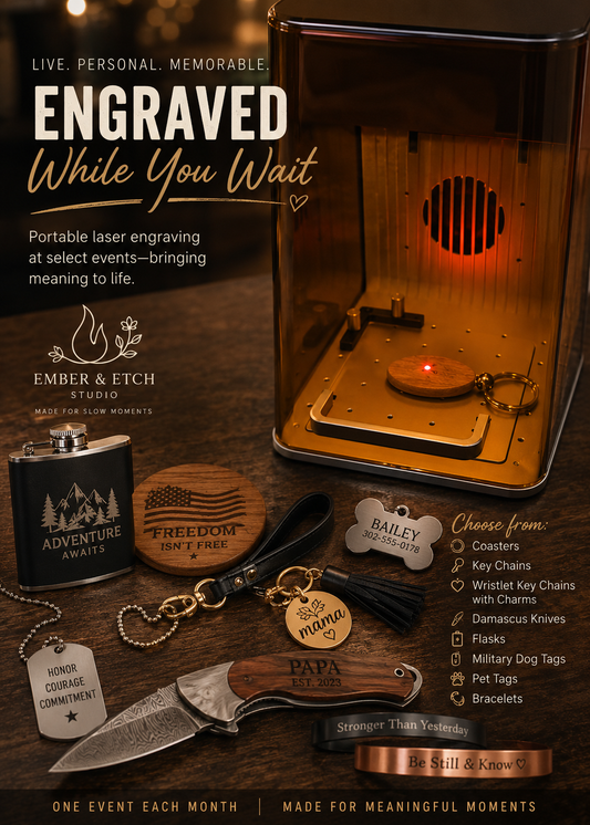 ✨ Bringing Ember & Etch on the Road: Live Engraving is Here!