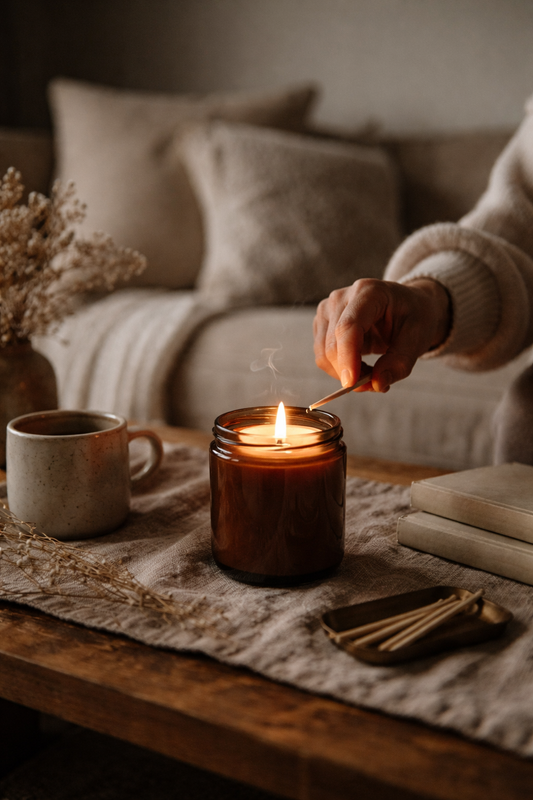 The Quiet Ritual of Lighting a Candle