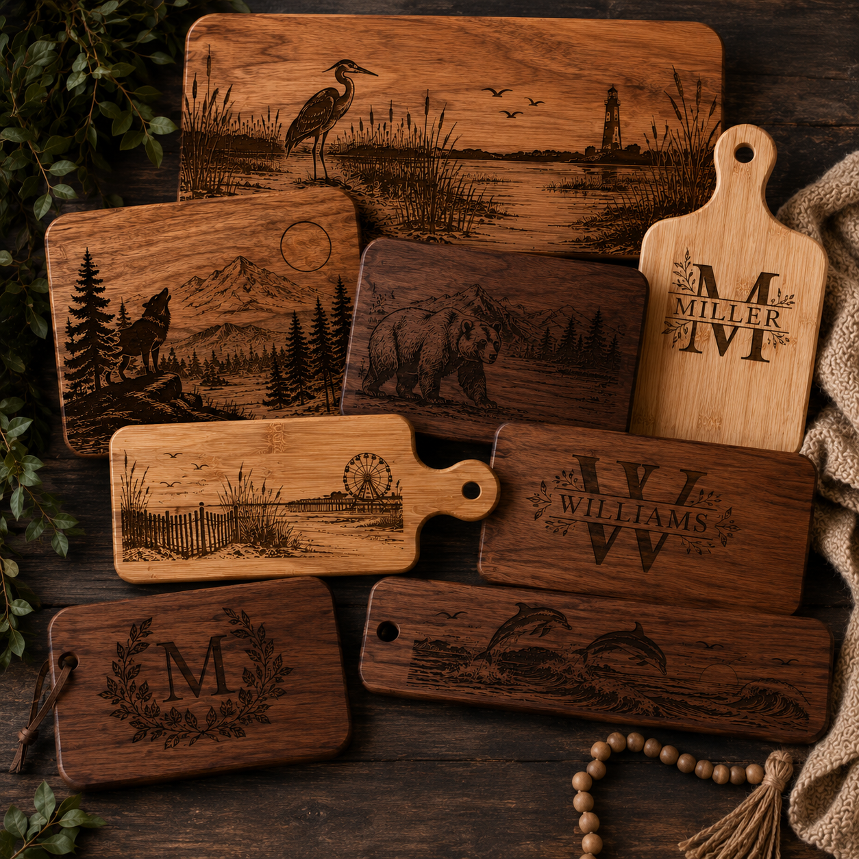 Personalized Cutting Boards & Engraved Serving Boards