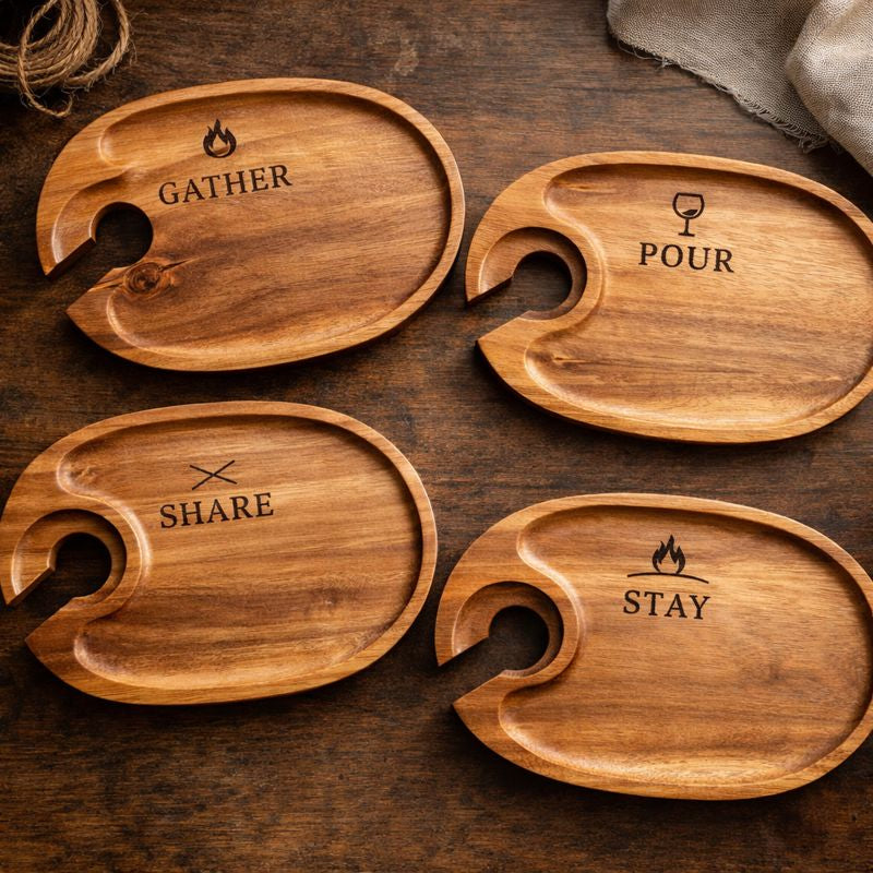 Wine & Appetizer Plates