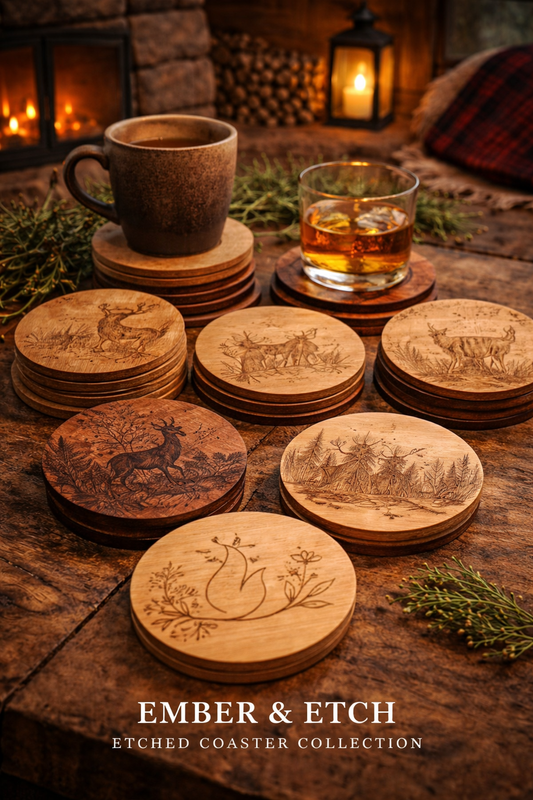 Etched Coaster Collection